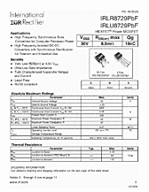 DataSheet IRLU8729PbF pdf